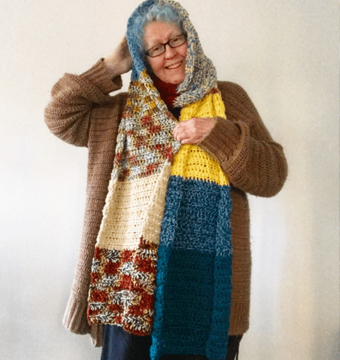 Image for Easy Super Scrappy Scarf