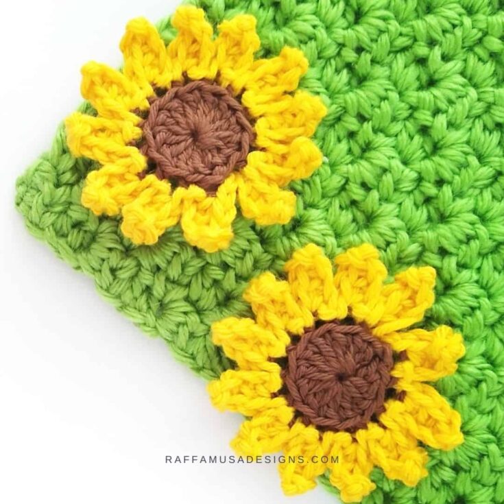 Image for Crochet Sunflower Applique