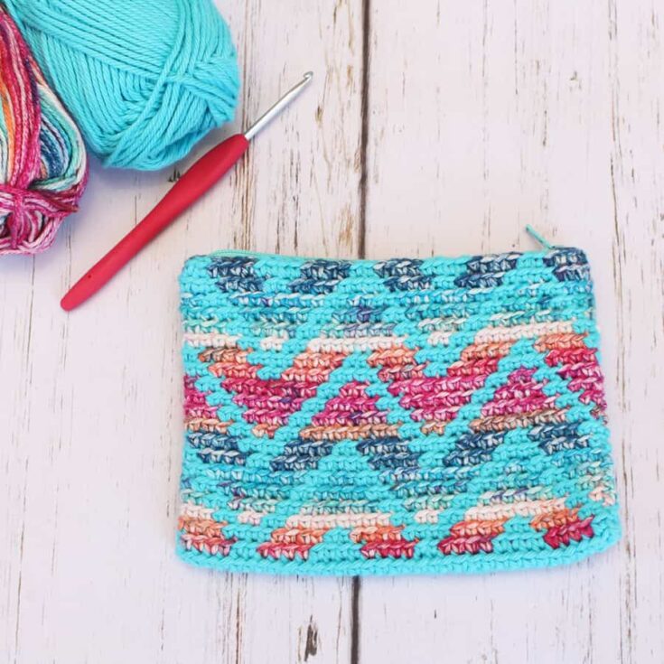 Image for Chevron Stripes Pouch