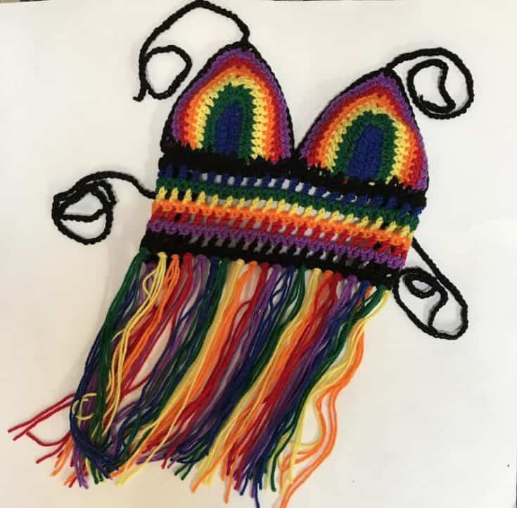 Image for The Rainbow Fringe Bralette
