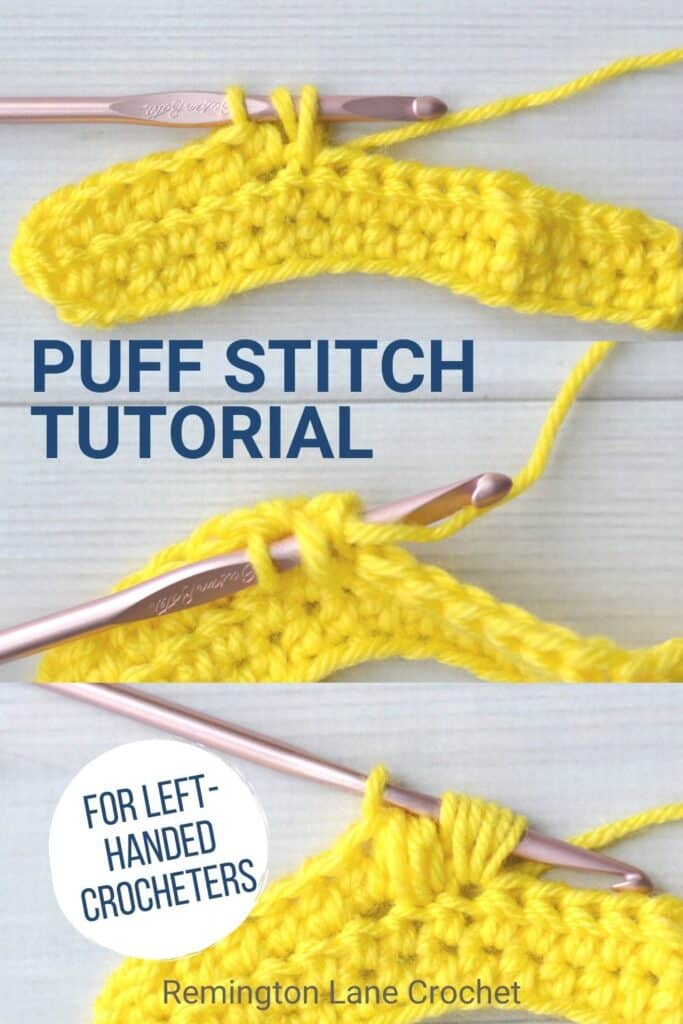 Puff Stitch  CROCHET ~ Right Handed ~ WEEK 43 #tutorial #crochet