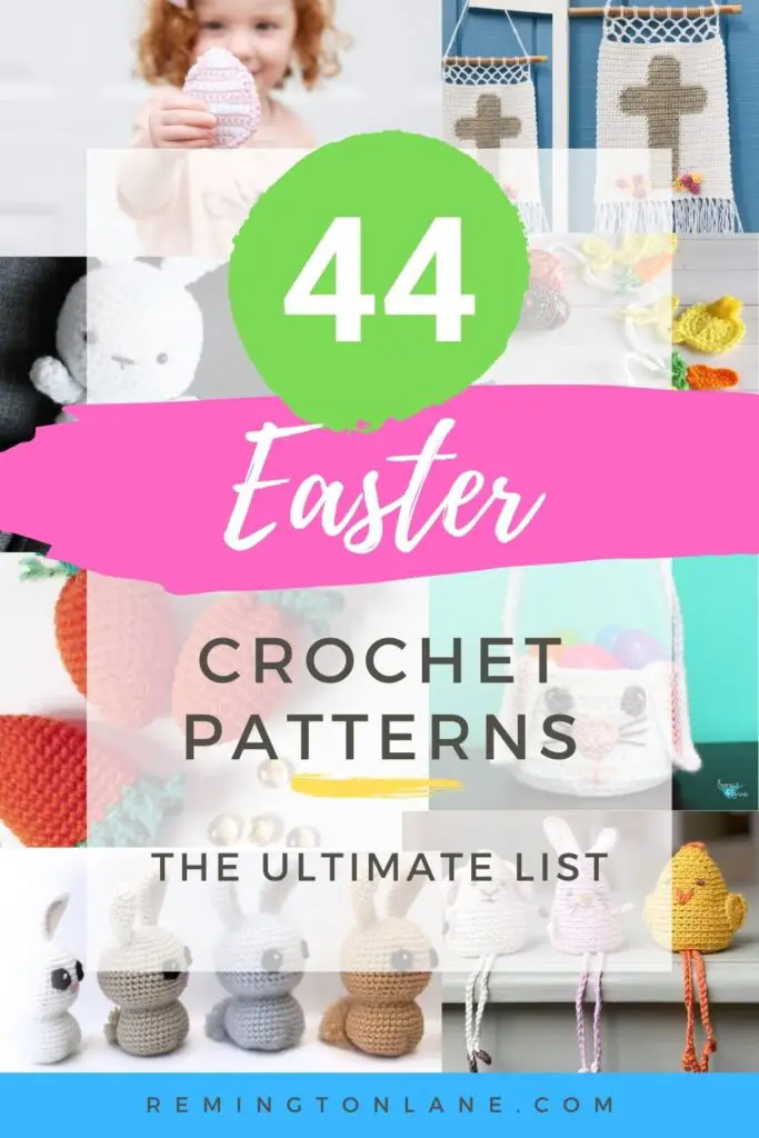 A reminder to save this post for later so you can come back and crochet Easter patterns later