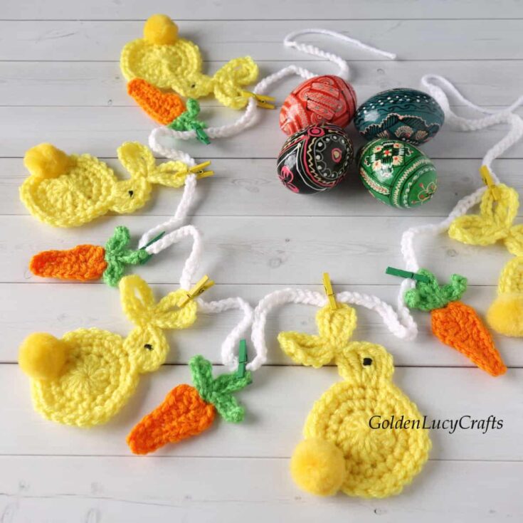 Image for Crochet Easter Bunny Bunting