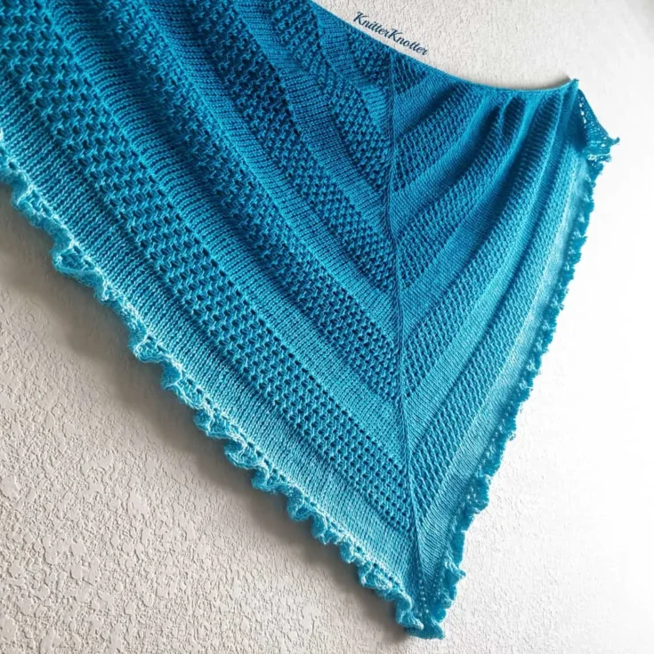 Image for Ruffled Waters Shawl - Free pattern!