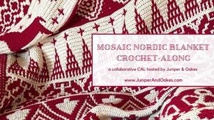 Diamondback Blanket Overlay Mosaic Crochet Pattern 