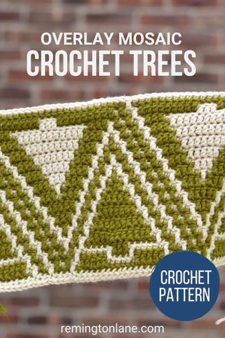Sholach Christmas Trees Overlay Mosaic Crochet PATTERN ONLY -   Crochet  blanket patterns, Crochet patterns free blanket, Christmas crochet