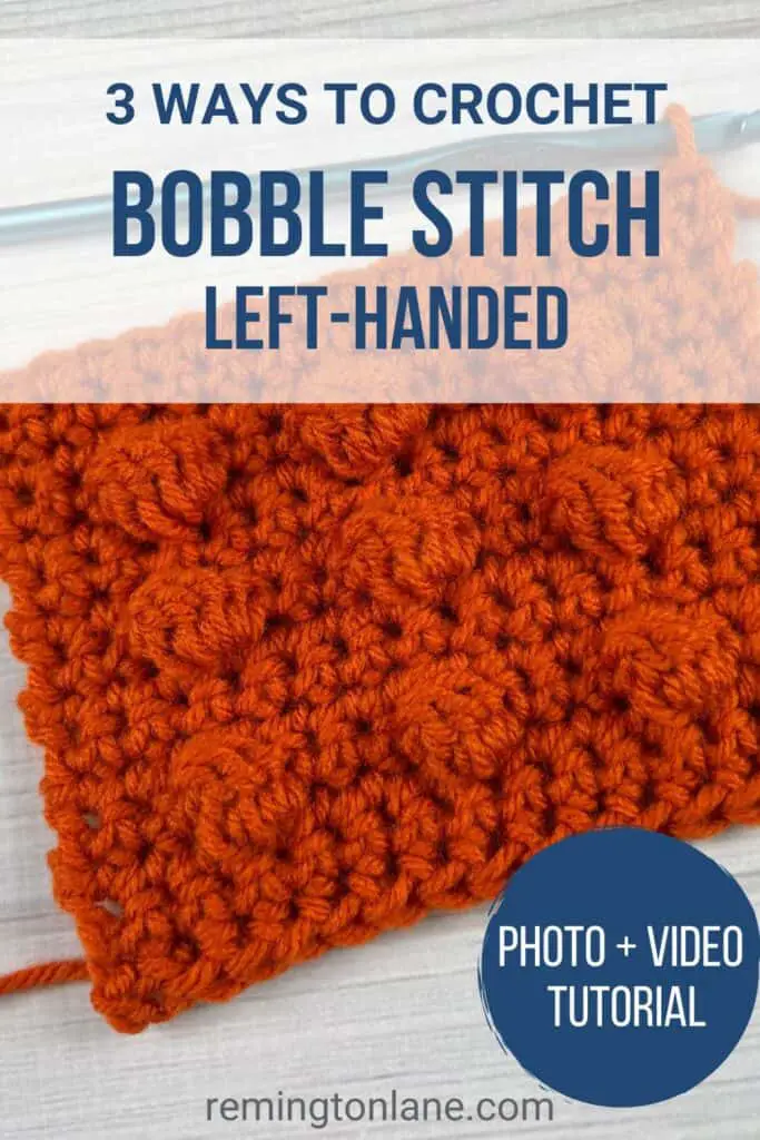 Save this bobble stitch tutorial for later
