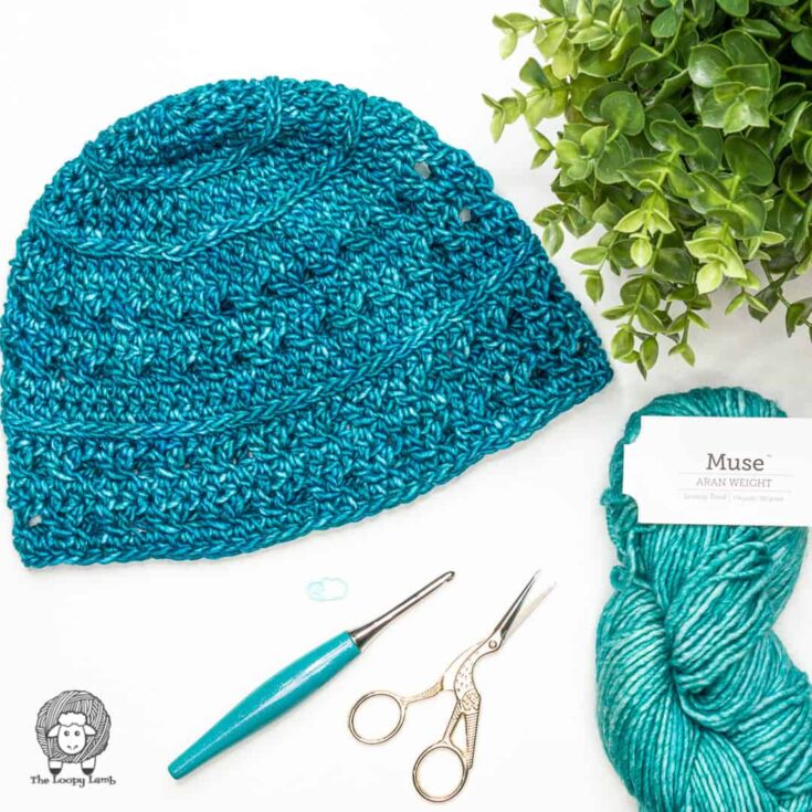 Image for Free Lacy Crochet Hat Pattern – Savvy Muse Beanie