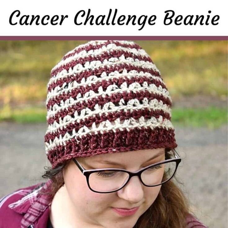 Image for Free Crochet Chemo Hat Pattern for the Crochet Cancer Challenge 2022