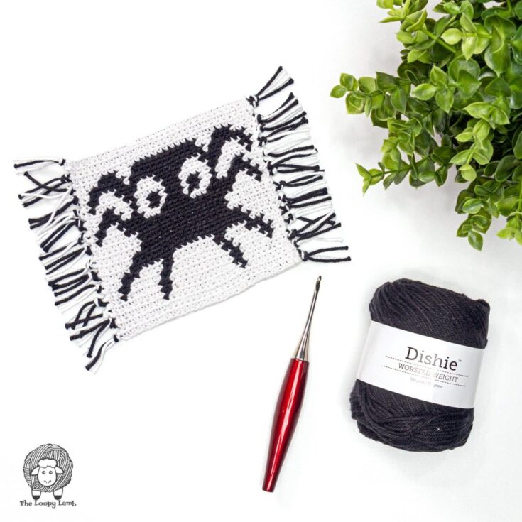 Image for Crochet Spider Mug Rug – Free Pattern