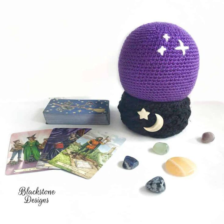 Image for How to Make a Crystal Ball Candy Dish – Free Crochet Pattern