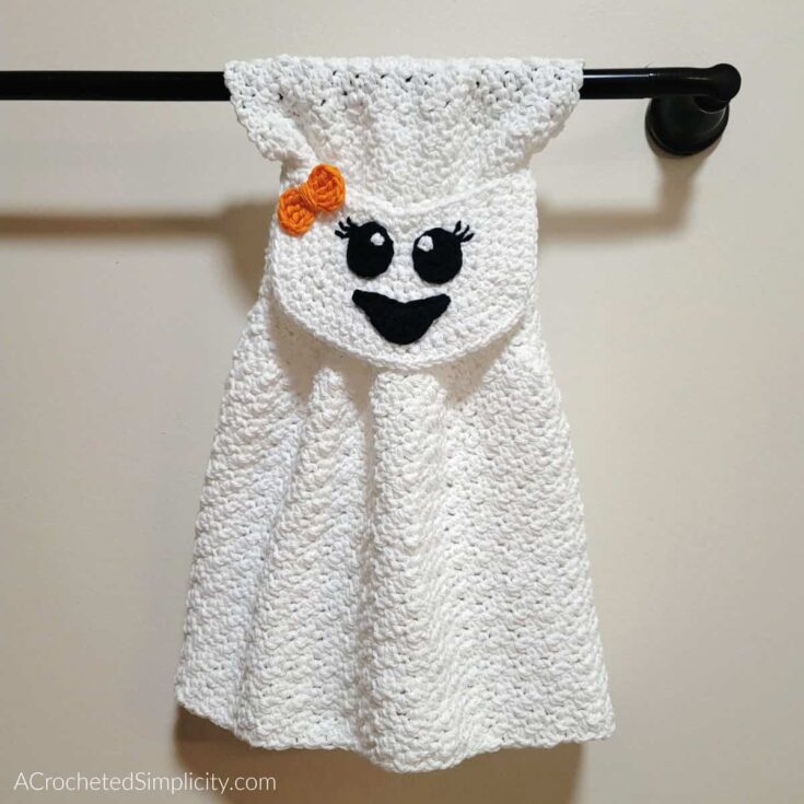 Image for Ghost Kitchen Towel - Free Crochet Towel Pattern