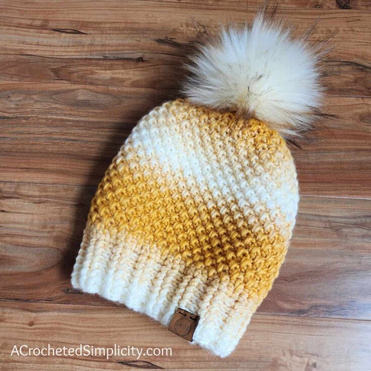 Image for Bulky Crochet Hat Pattern Free - Eloise Slouch