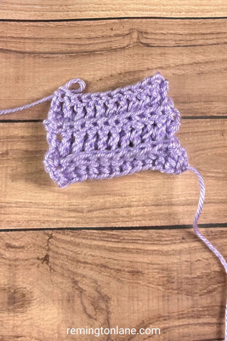 How to Back Post Double Crochet (BPdc) - Left-handed Tutorial ...