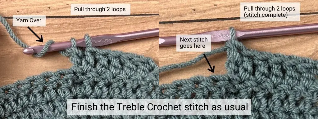 Step 4 in completing the bptc stitch tutorial.